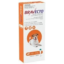 BRAVECTO DOG SPOT-ON ORANGE (4.5-10KG)