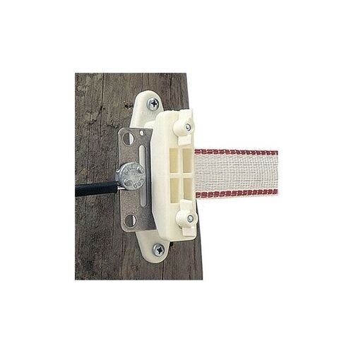METAL PLATE FOR WOOD POST CORNER STRAIN TAPE INSULATOR 10pk G67090