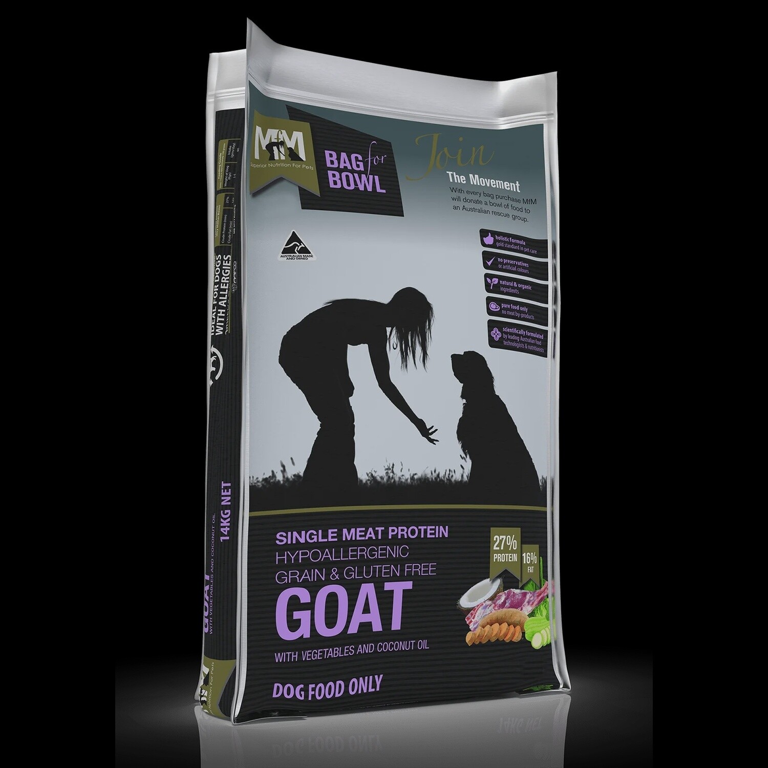 MEALS FOR MUTTS GOAT GRAIN &amp; GLUTEN FREE 2.5KG