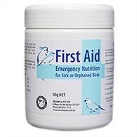 WOMBAROO FIRST AID EMERGENCY NUTRITION FOR BIRDS 50G