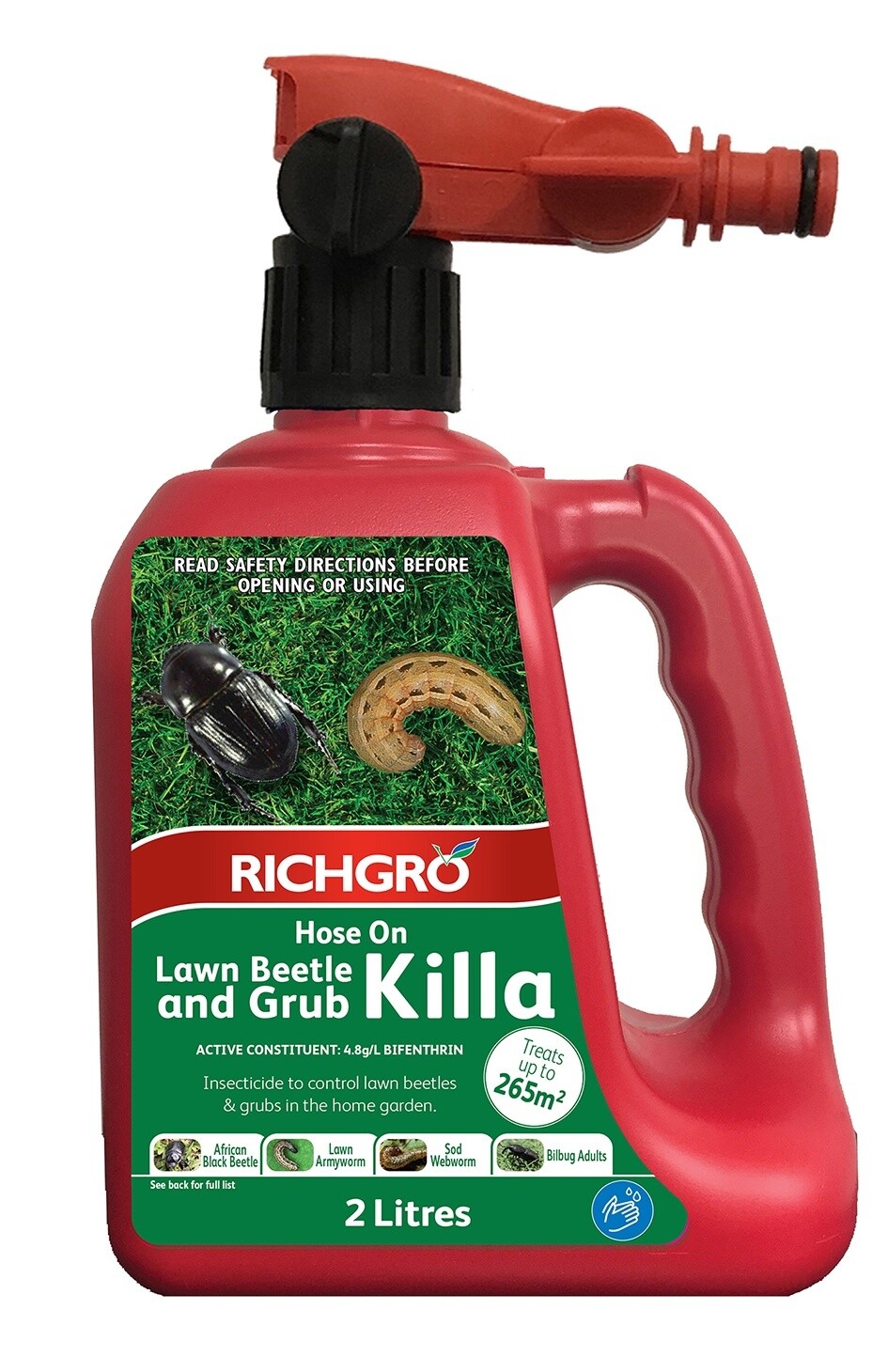 RICHGRO HOSE ON LAWN BEETLE &amp; GRUB KILLA 2L