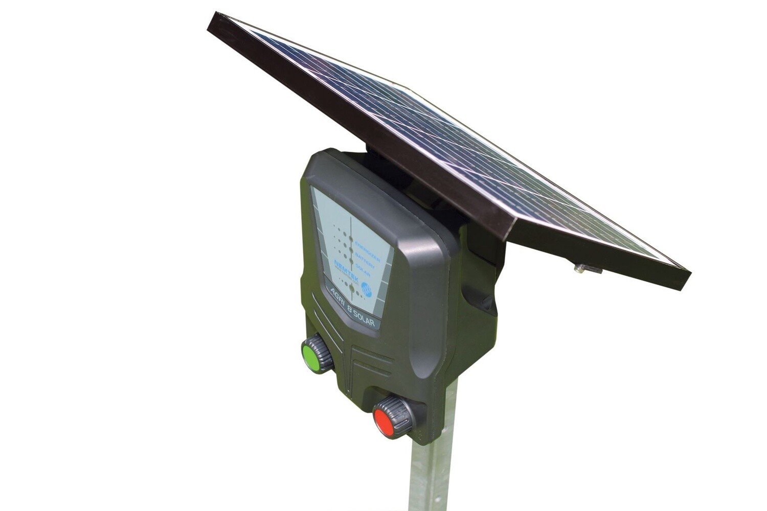 NEMTEK AGRI 8 SOLAR ENERGIZER WITH INTERNAL BATTERY