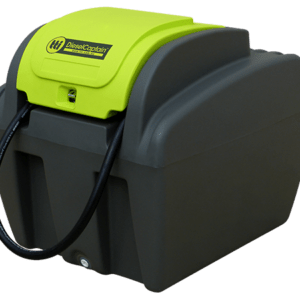 DieselCaptain™ 200L - Portable Diesel Tank with 40L/min 12v Pump (Space Saver) by TTi