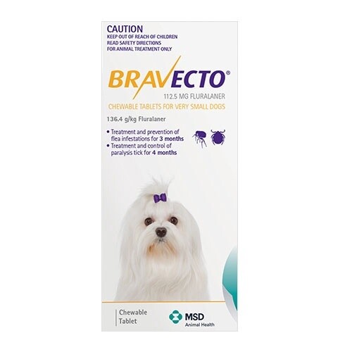 BRAVECTO CHEW YELLOW (2-4.5KG)