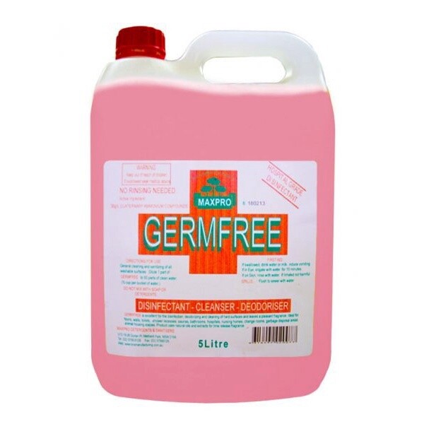 MAXPRO GERMFREE FRESH N CLEAN DISINFECTANT 5L