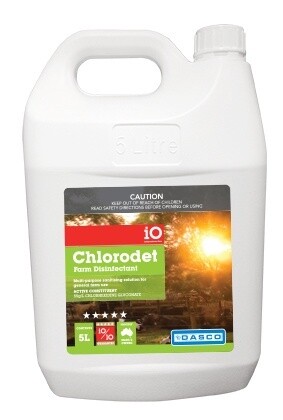 IO CHLORODET FARM DISINFECTANT 5L