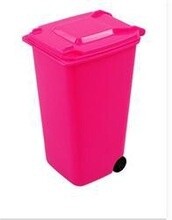 QUEEN 45L PINK WHEELIE BIN