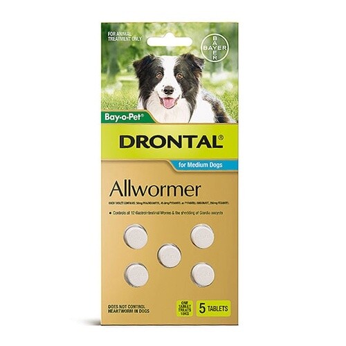 DRONTAL - MED 10KG 6 TABS