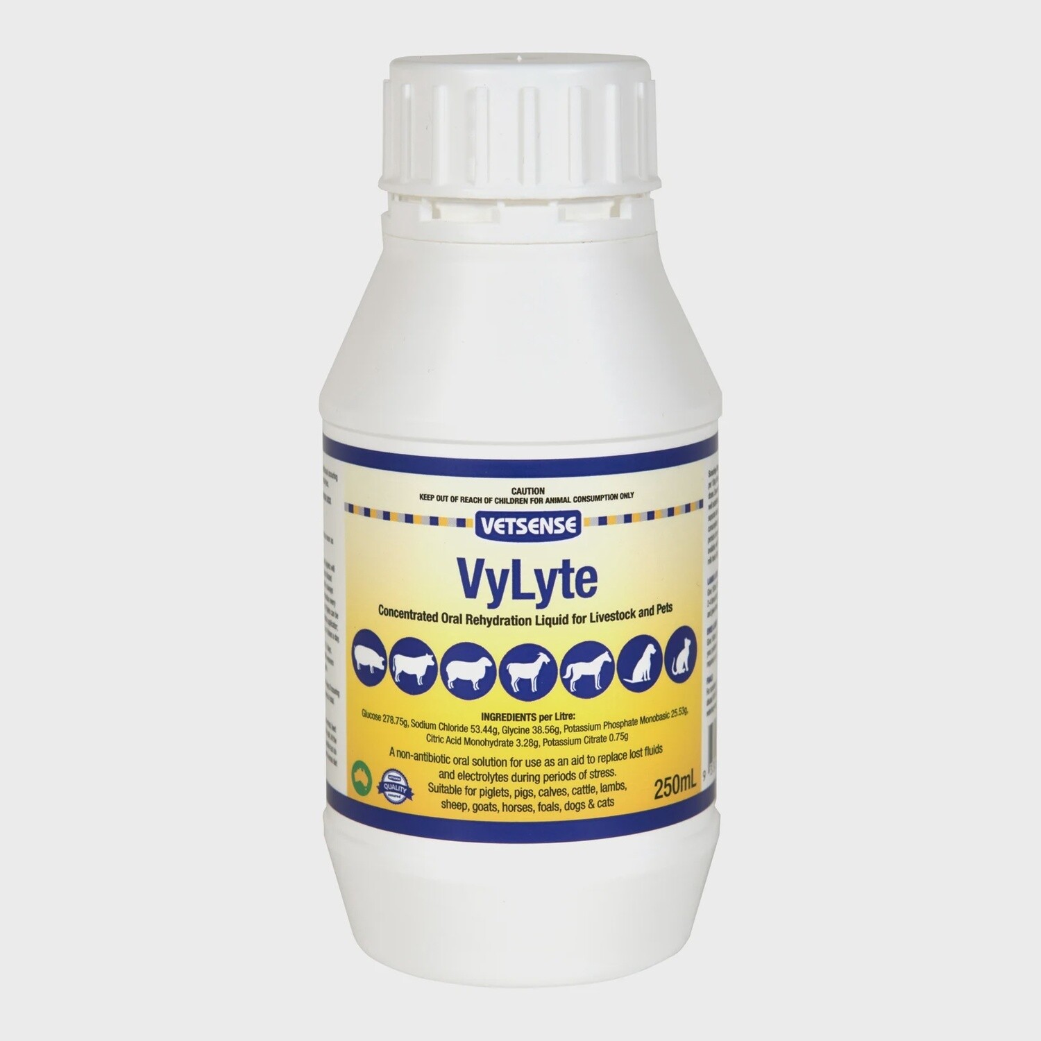 VETSENSE VYLYTE 250ML (VYTRATE EQUIV)