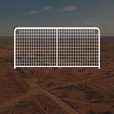 AWP HORSE MESH GATE 2400MM - 8&#39; VERTICAL BRACE