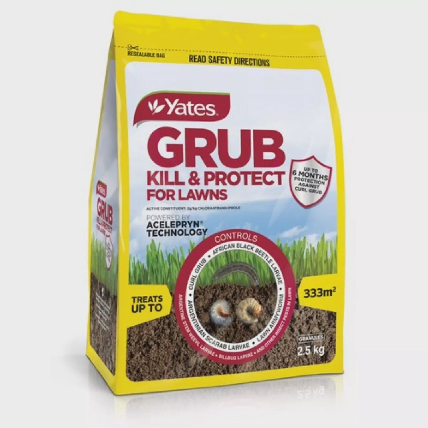 YATES 2.5KG GRUB KILL AND PROTECT FOR LAWNS