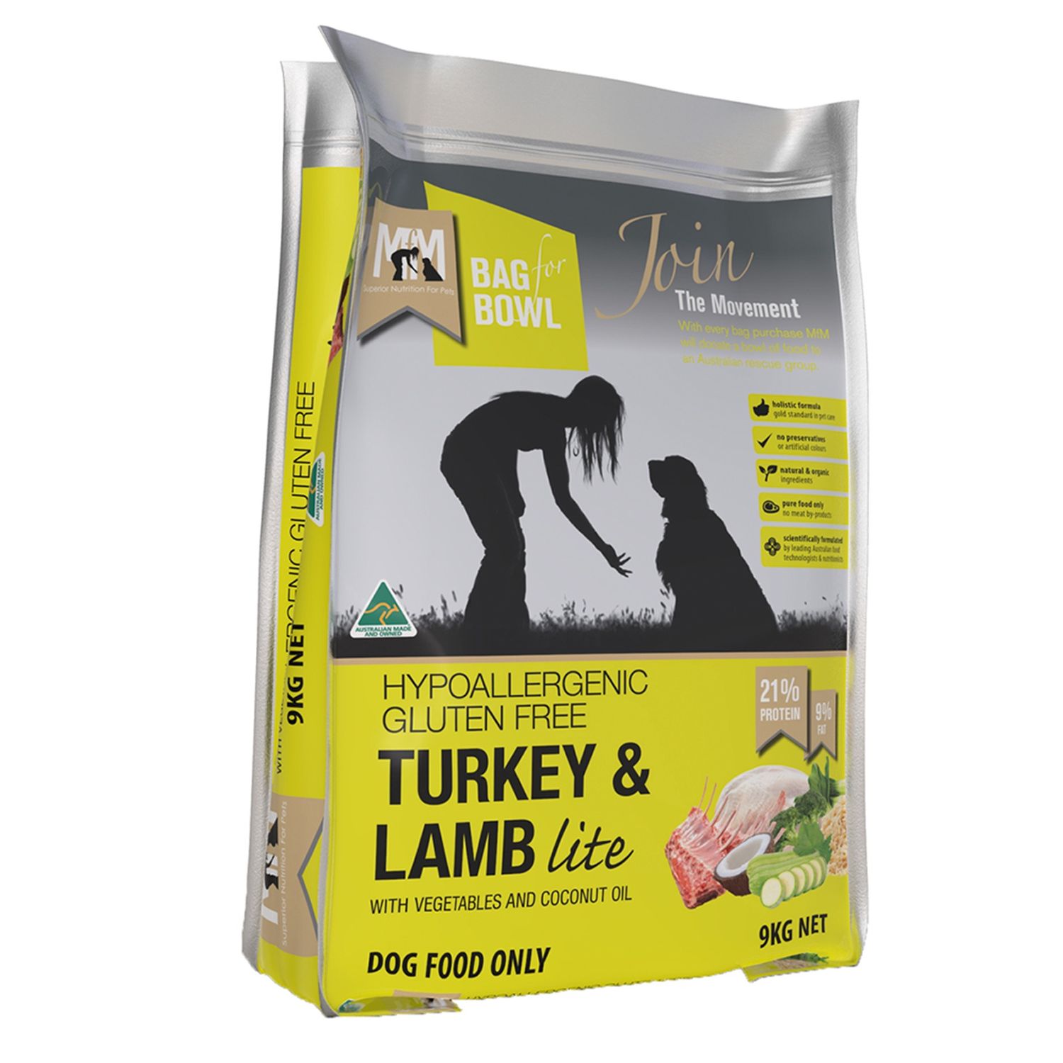 MEALS FOR MUTTS TURKEY &amp; LAMB LITE 9KG