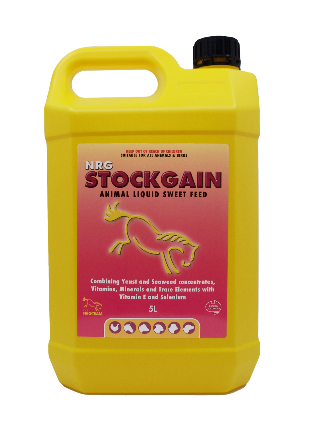 NRG STOCKGAIN ANIMAL LIQUID SWEET FEED 5L