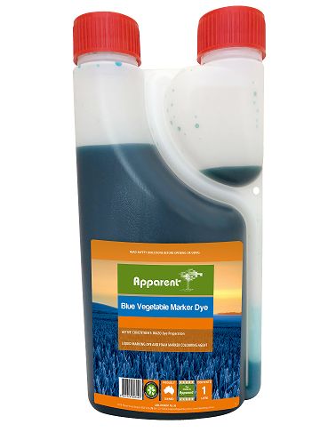 APPARENT BLUE VEGETABLE MARK DYE 1L