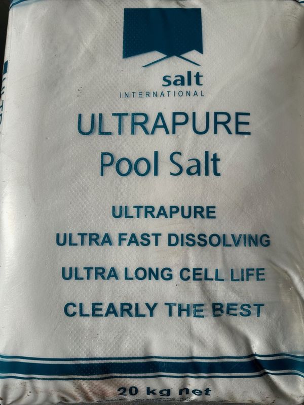 ULTRAPURE SWIMMING POOL SALT 20KG