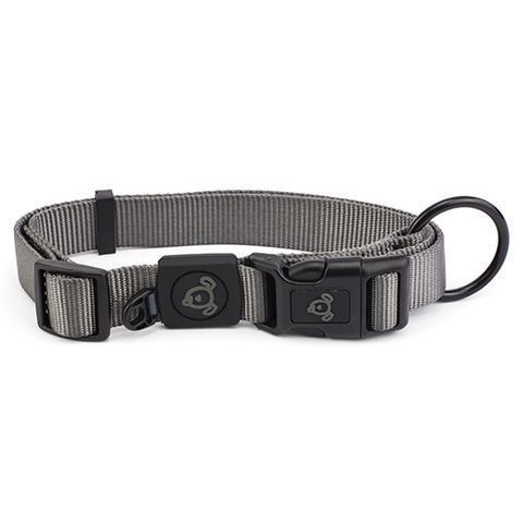 NYLON DOG COLLAR SMALL GREY