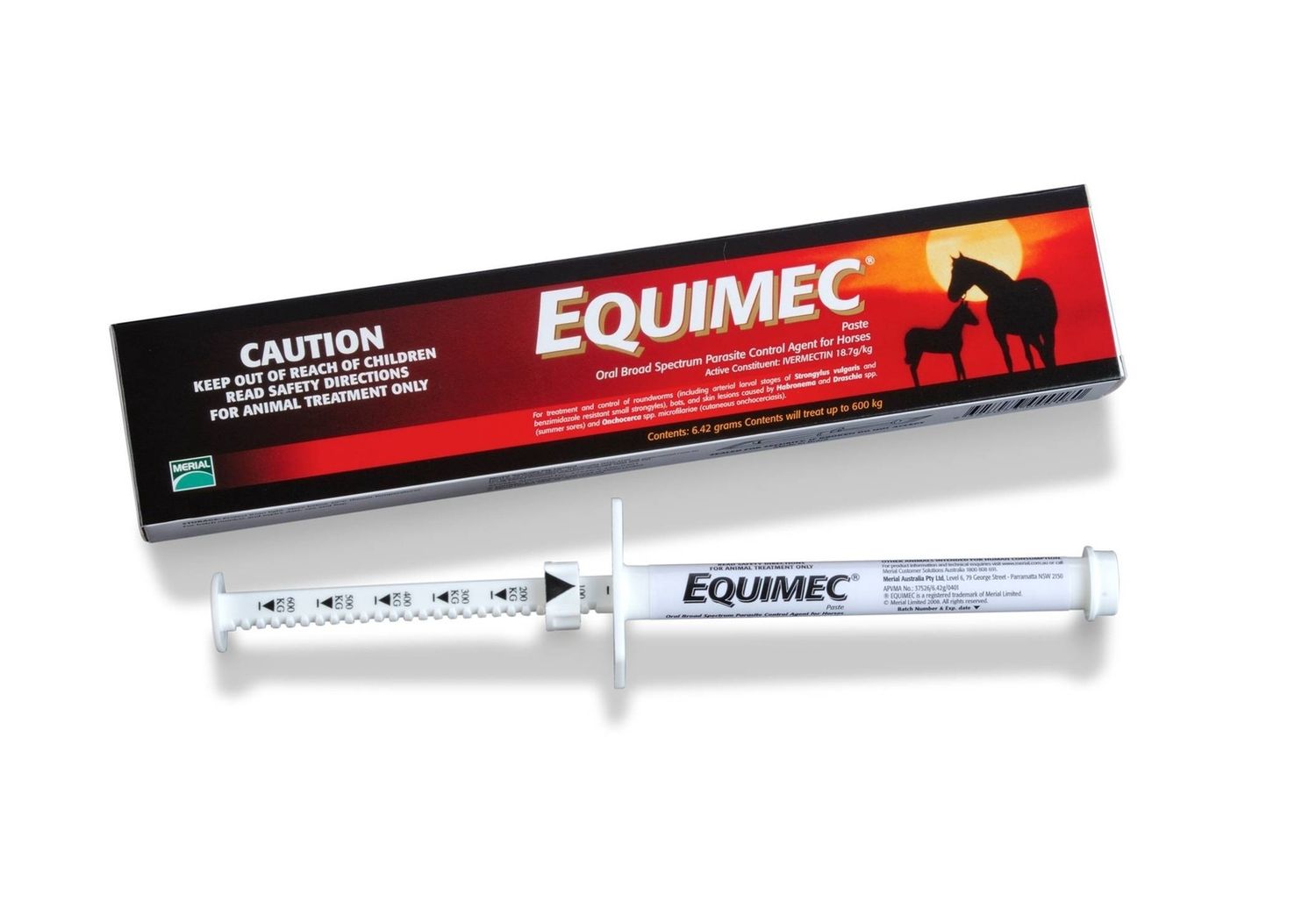 EQUIMEC HORSE PASTE 6.42GM BOEHRINGER