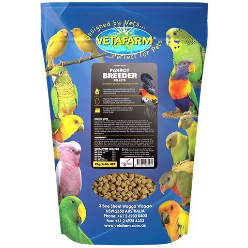VETAFARM PARROT BREEDER PELLETS 2KG