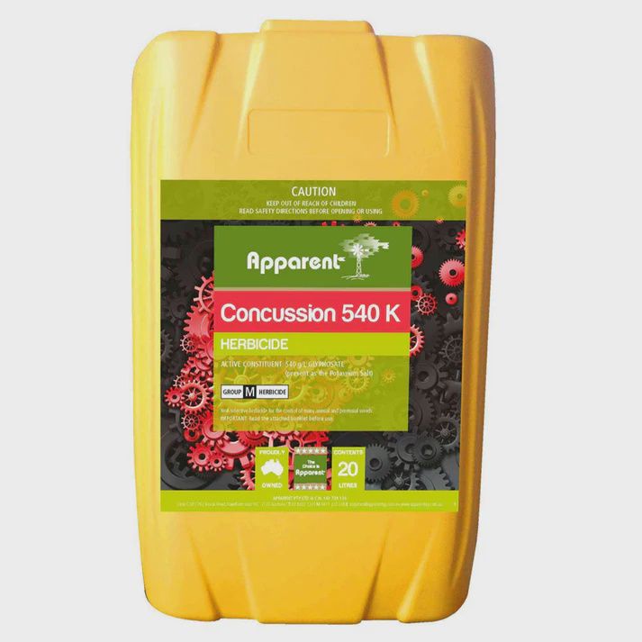 APPARENT CONCUSSION 540 GLYPHOSATE 20L