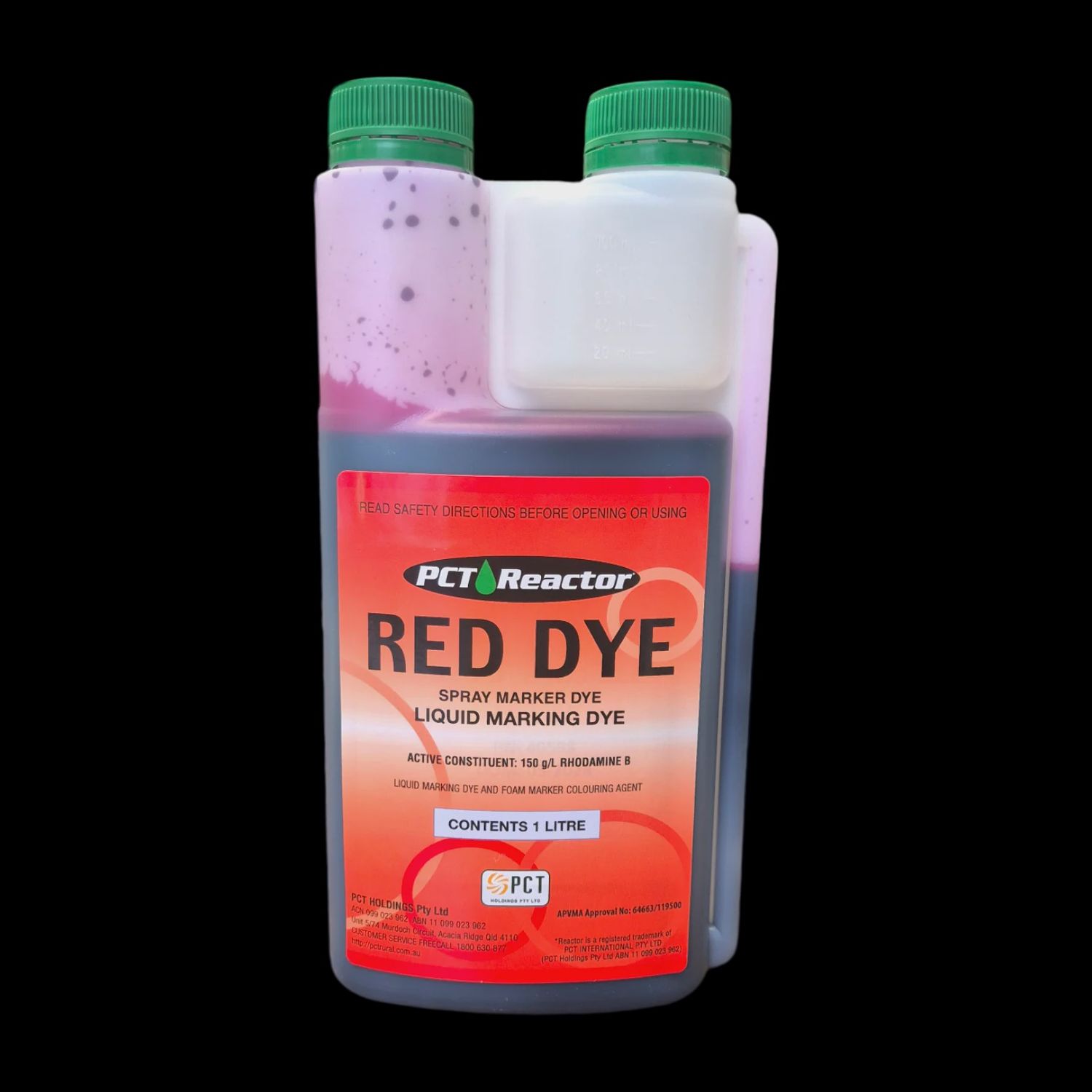 RED LIQUID MARKING DYE 1L