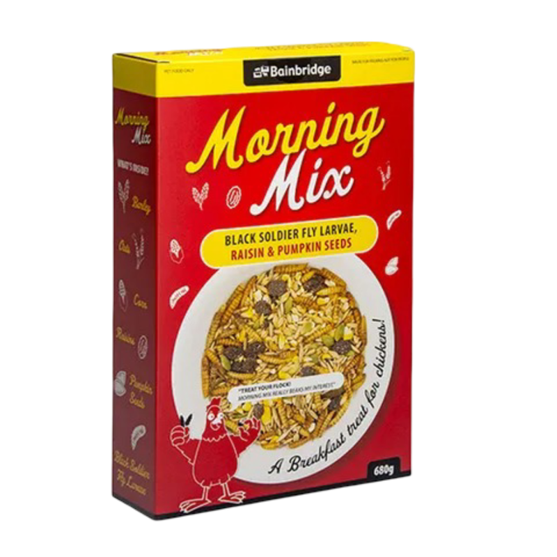 BAINBRIDGE MORNING MIX CHICKEN BREAKFAST TREAT RAISIN, PUMPKIN SEED