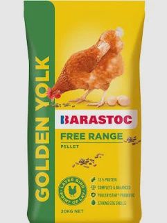BARASTOC GOLDEN YOLK LAYER PELLETS 20KG