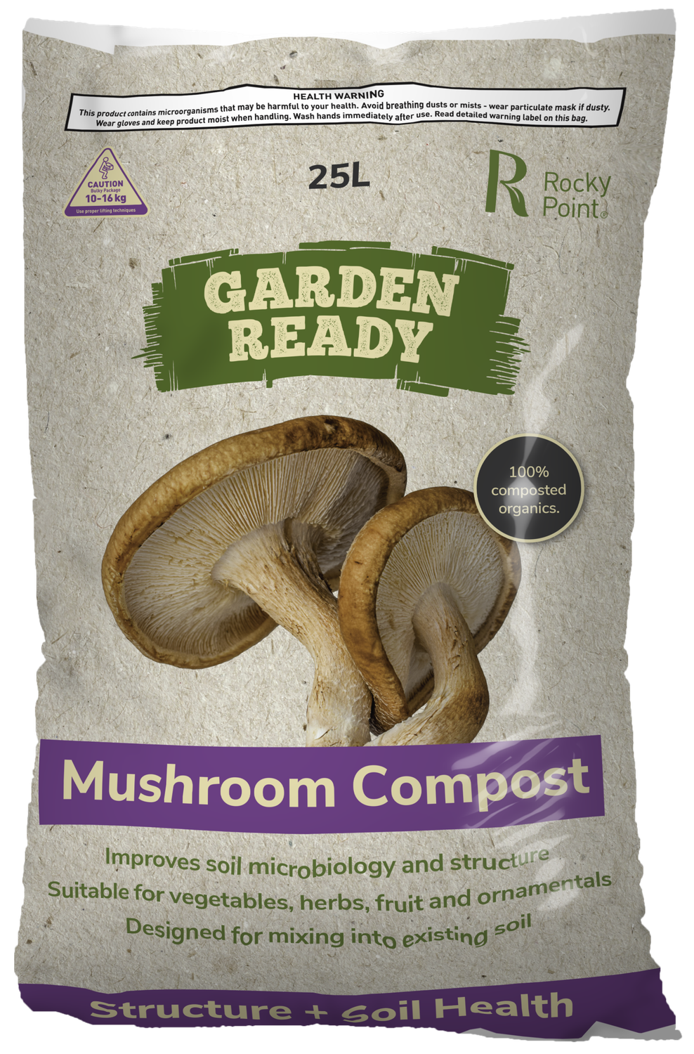 GARDEN READY - MUSHROOM COMPOST 25L