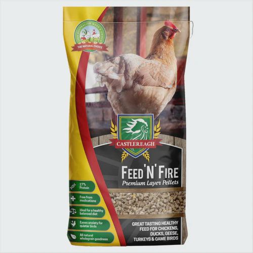 FEED N FIRE LAYER PELLETS - FULL PALLET PRICE (50 X 20KG  BAGS)