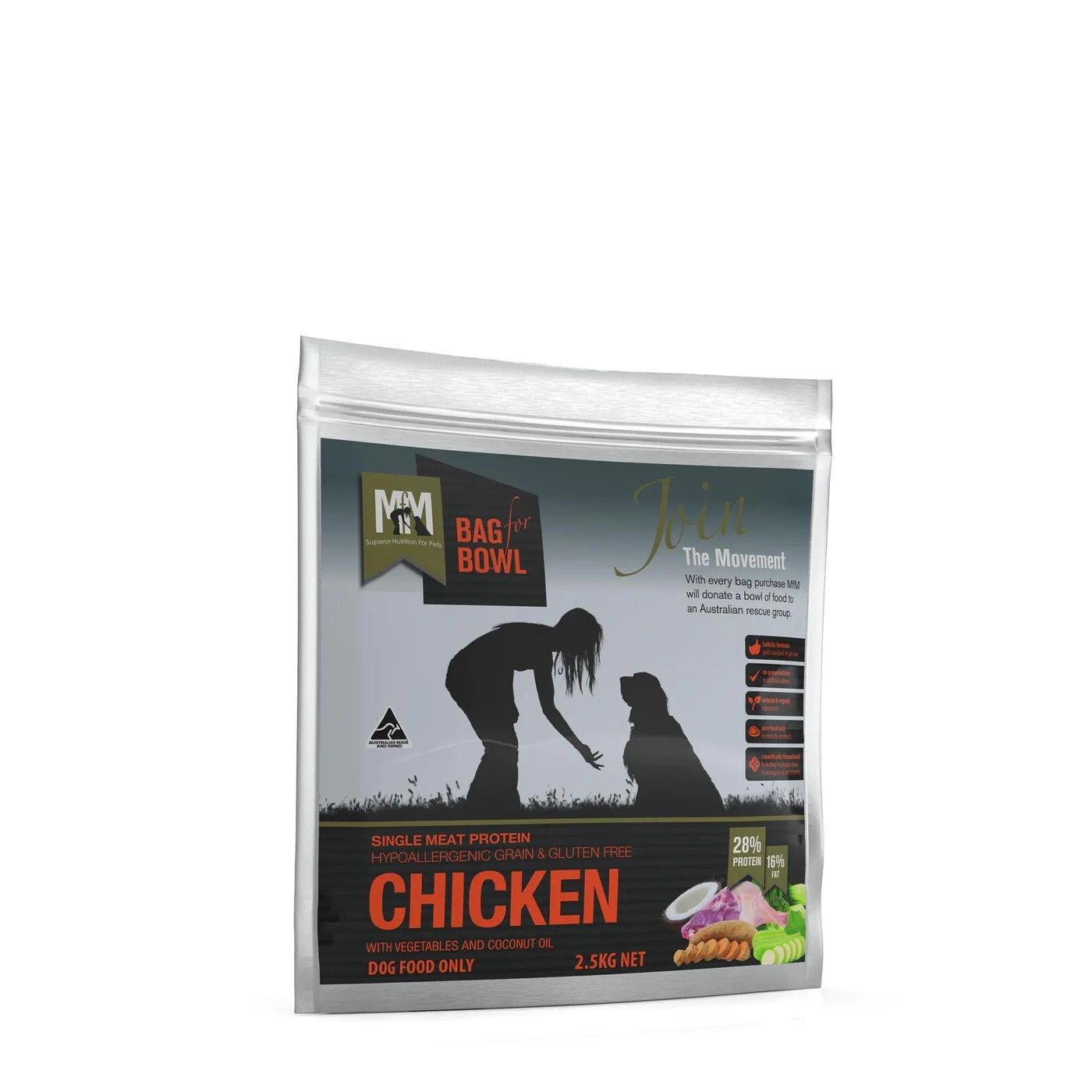 MEALS FOR MUTTS CHICKEN GRAIN &amp; GLUTEN FREE 2.5KG