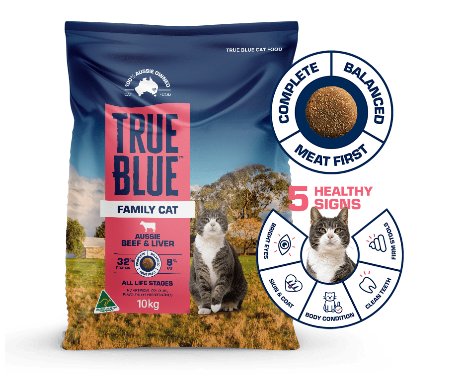 TRUE BLUE FAMILY CAT AUSSIE BEEF &amp; LIVER (CAT) 10KG