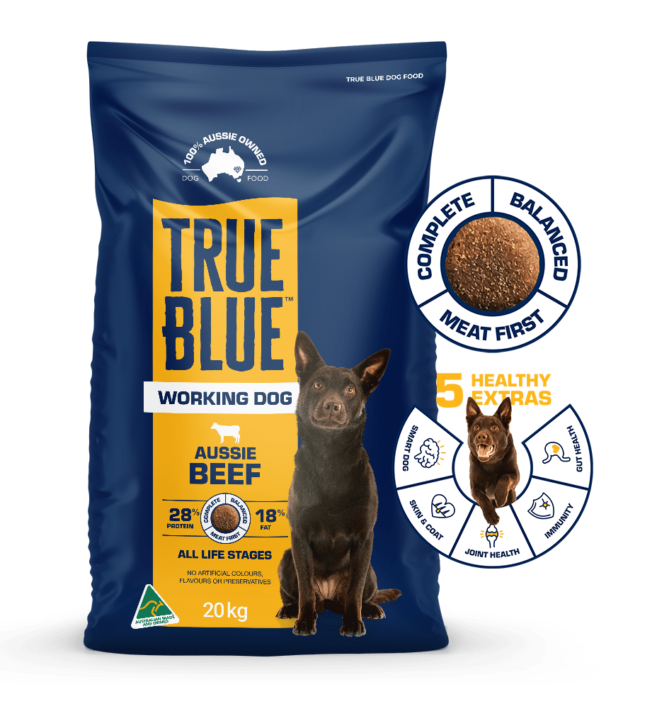 TRUE BLUE WORKING DOG (YELLOW) AUSSIE BEEF 20KG