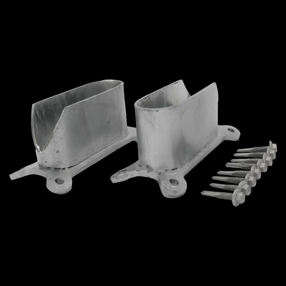 RAILTIGHT END BRACKET PAIR (ROUND)