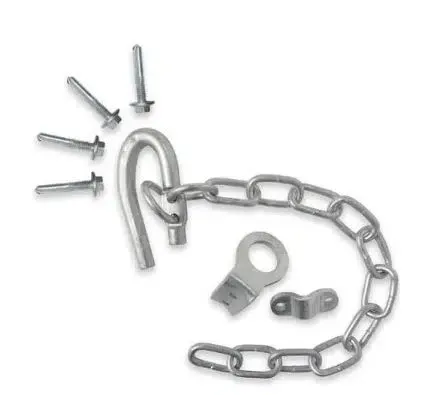 ROTECH SCREW-ON LATCH HOOK KIT W/- 500MM SPRING HOOK (INCL SCREWS)