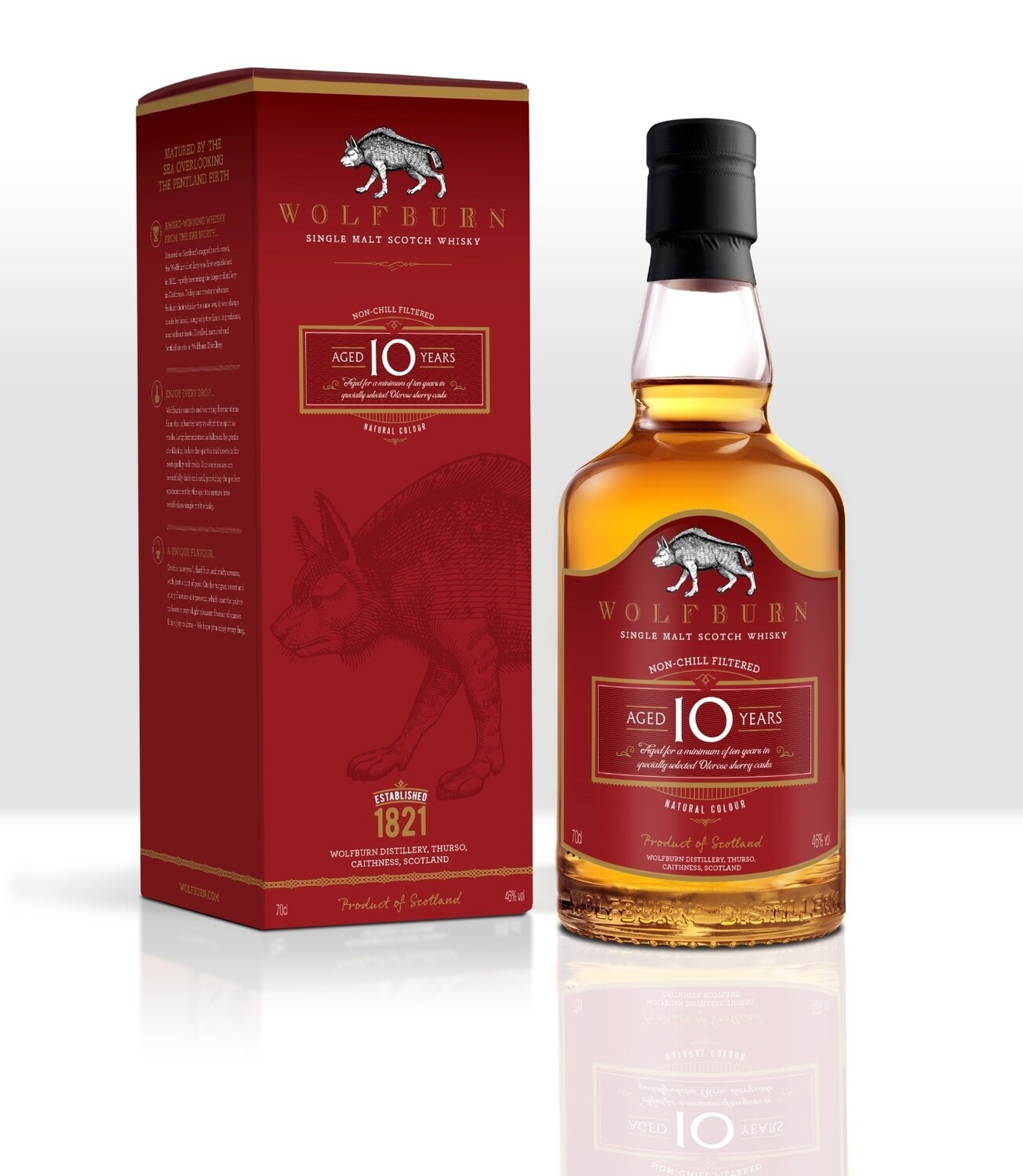 Wolfburn 10 Jahre 100% Sherry Faß