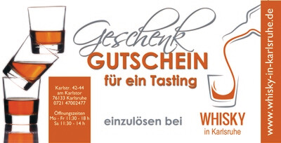 Gutschein für ein Tasting