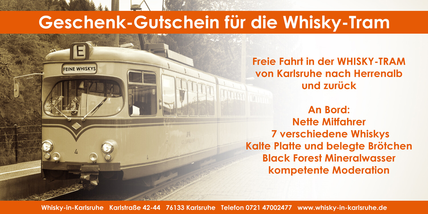 Gutschein für die Whisky-Tram