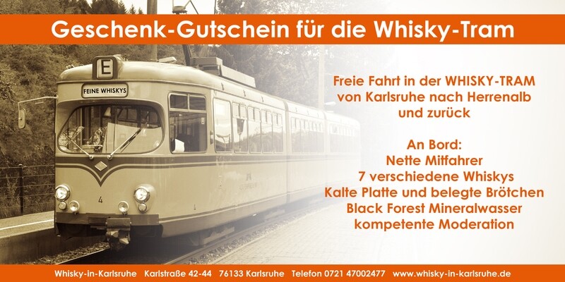 Gutschein für die Whisky-Tram