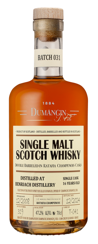 Benriach by Gilles Dumanjin, im Ratafia Faß gefinished