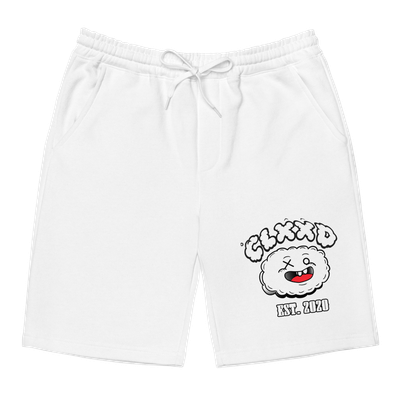 Men's CLXXD 2025  fleece shorts (White and Gray)