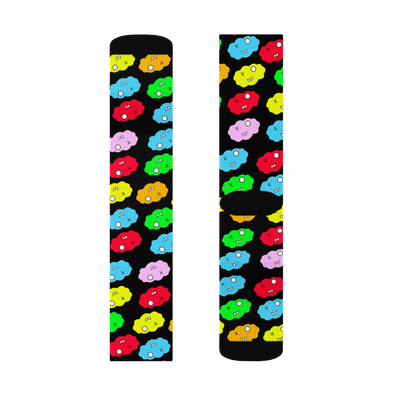 Black Clxxd Polyester Crew Socks