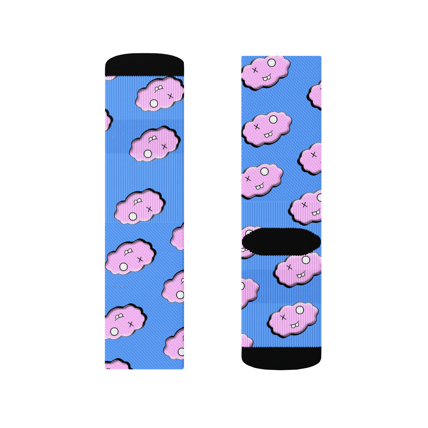 Cotton Candy Clxxd Polyester Crew Socks