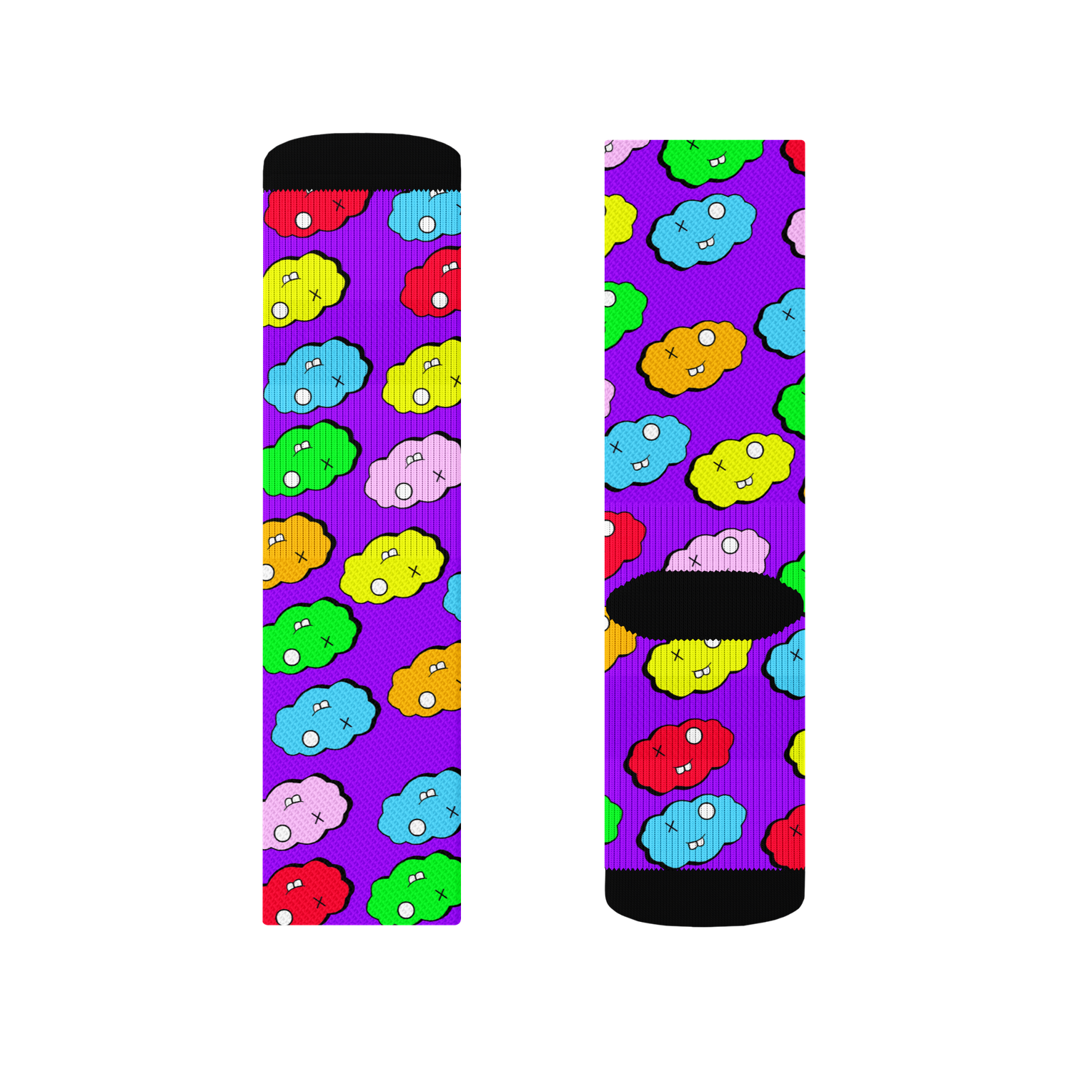 Rainbow Clxxd Polyester Crew Socks