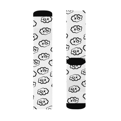 Black/White Paradox Clxxd Polyester Pair of Socks 
