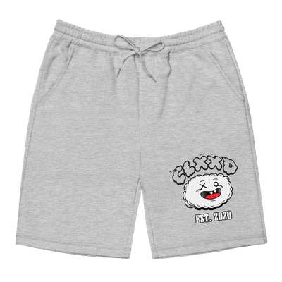 Men's CLXXD 2025  fleece shorts (White and Gray)