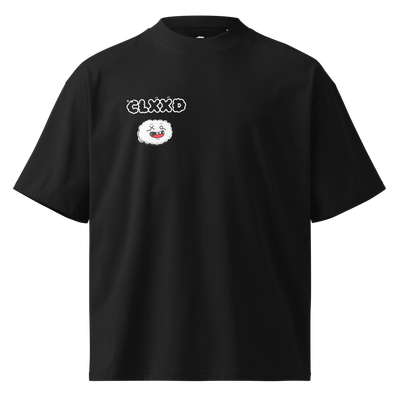 Unisex Organic CLXXD 2025 Essential Oversized High Neck Black Tee