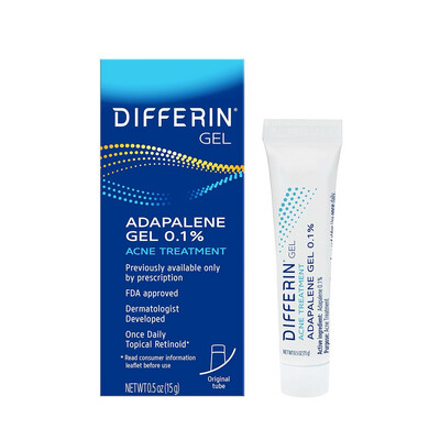 Differin Adapalene Gel 0.1% Acne Treatment 0.5 oz