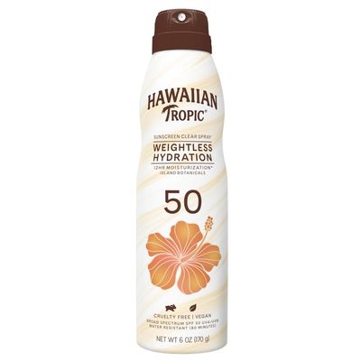 Hawaiian Tropic Weightless Hydration Clear Spray SPF 50