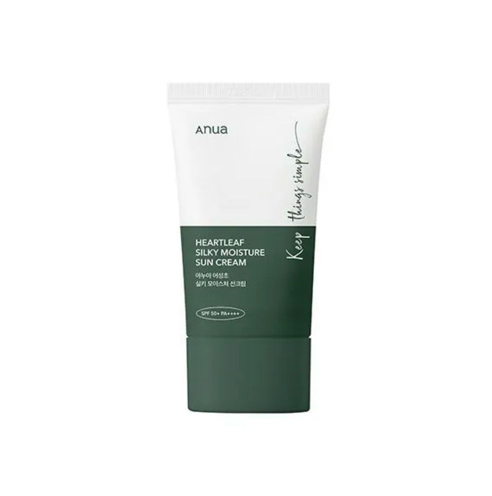 Anua Heartleaf Silky Moisture Sun Cream SPF 50+ PA++++