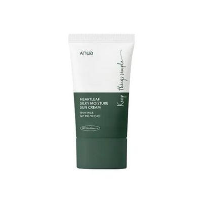 Anua Heartleaf Silky Moisture Sun Cream SPF 50+ PA++++