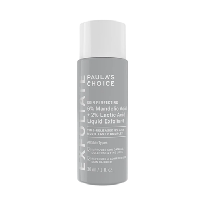 Paula&#39;s Choice Skin Perfecting 6% Mandelic Acid + 2% Lactic Acid Liquid Exfoliant (30ml)